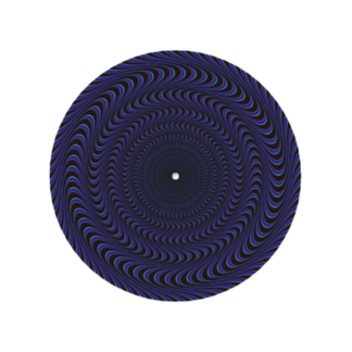 Feutrine "Psychedelia" (Slipmat)